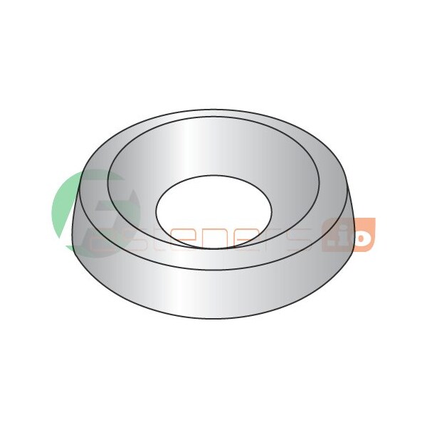 Newport Fasteners Countersunk Washer, Fits Bolt Size #8 , Stainless Steel 10000 PK 613560 - main